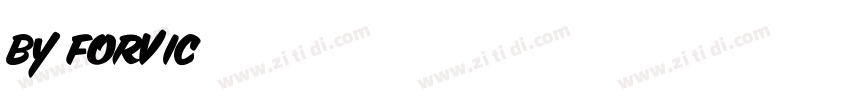 BY Forvic300字体转换